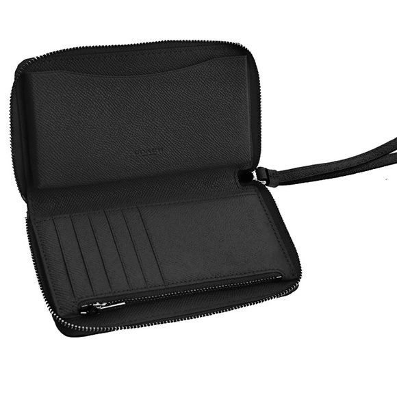 Coach | Crossgrain Leather Phone Wallet Wristlet - Picture 2 of 8